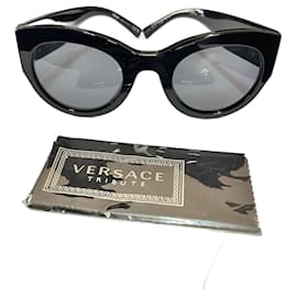 Versace Medusa Tribute Sonnenbrille Schwarz Acetat