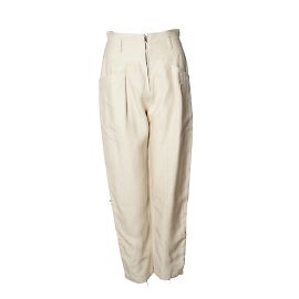 IRO, pantalón beige MIRA con bolsillos profundos
