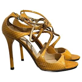 JIMMY CHOO Sandalen T.EU 37 Exotische Leder