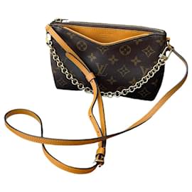 Louis Vuitton Pallas Sac à main monogramme marron