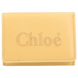 Portafoglio Chloé Tri-Fold Sense Giallo