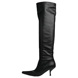 Botas de cuero negro hasta la rodilla - talla EU 39,5 - The row