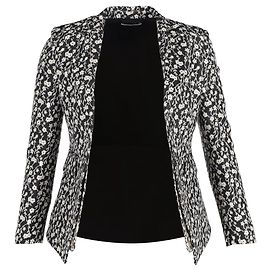  Altuzarra Parthia Floral Jacquard Jacket in Black Acetate