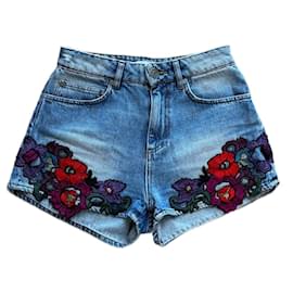 Pantaloncini Sandro in cotone blu