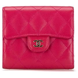 Klassische kleine Klappbörse Chanel Matelassé Coco Mark