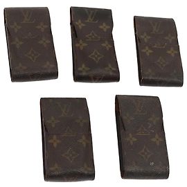 LOUIS VUITTON Monogram Etui Cigarette Porta sigarette 4Set LV Auth 85752
