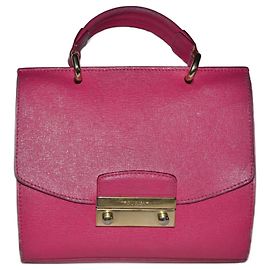 Bolso Furla de cuero fucsia