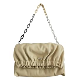 Zadig & Voltaire Rockyssime Tasche hellbeige Lammleder