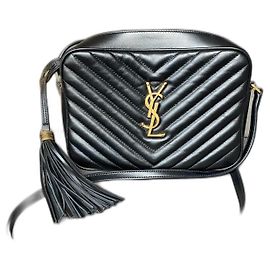 Borsa Lou Saint Laurent in pelle nera