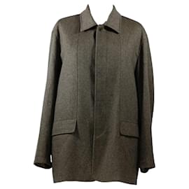 Cappotto in cashmere verde Ermenegildo Zegna uomo