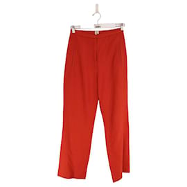 Pantaloni dritti rossi - Khaite
