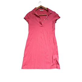 Vestido Lacoste de algodón rosa