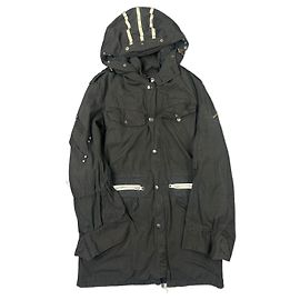 Autre Marque Le Grande Bleu (L.G.B.) Parka tattica nera a doppio strato.