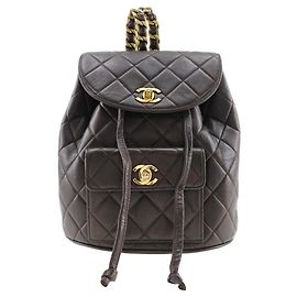 Zaino in pelle di agnello Matelassé Chanel