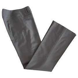 Pantalón Taupe Irene Van Ryb 100% lana T.36