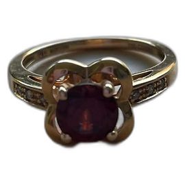 Anillo Mauboussin Desire Love en oro rosa y granate rhodolita