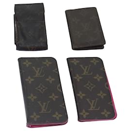 Étui à cigarettes Monogram LOUIS VUITTON Étui pour iPhone 4Set LV Auth bs16970 - Louis Vuitton