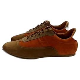 Sneakers Hermès Scamoso Marrone Arancio