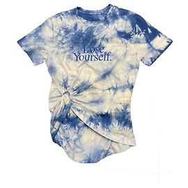Camiseta Paco Rabanne azul de algodón