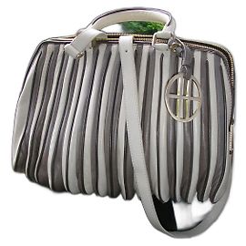 Hugo Boss Bicolor Leder Handtasche/Schultertasche.
