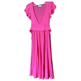 Red Valentino Pink Cotton Dress