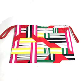 Pochette in seta Petit H di Hermès per donne multicolore