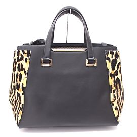 Borsa a mano leopardata Jimmy Choo