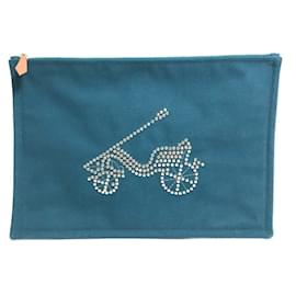 Pochette piatta Velocipedi con borchie per bicicletta Hermes - Hermès