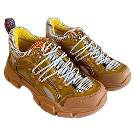Gucci Sneakers Gold Hardware Cloth