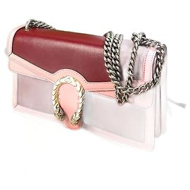 Borsa a spalla bicolore Gucci Dionysus con catena