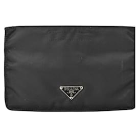 Pochette Piatta Prada in Nylon Nero