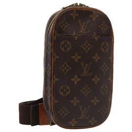 LOUIS VUITTON Monogram Pochette Gange Borsa a Spalla M51870 LV Auth 88005