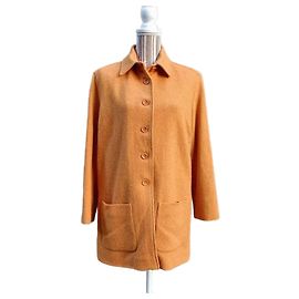 Giacca cappottino arancione vintagr Gerard Darel