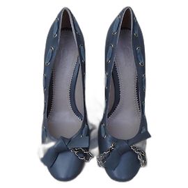 Chloé Pumps aus Leder Grau Größe 36,5