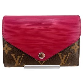 Louis Vuitton Dreifach-Brieftasche in Fuchsia