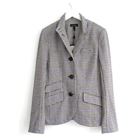 Giacca Blazer a quadri marrone e blu Rag & Bone Slade