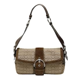 Borsa a Spalla in Tela con Firma COACH - Coach
