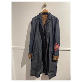 VERSACE Coats T.FR 36 Denim - Jeans - Versace