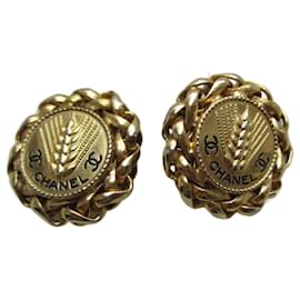 Haute-Couture-Clips, vergoldet. - Chanel