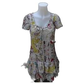 Etro Seidenkleid Mehrfarbig