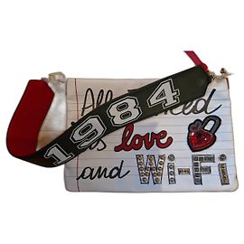 Borsa Dolce & Gabbana Chloe All I Need Is Love And Wifi Bianca Pelle