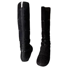 Botas Dior de cuero negras