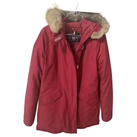 Woolrich Parka Rot Baumwolle