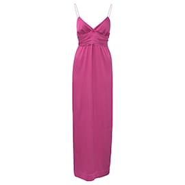 Vestido maxi largo sin espalda Rixelle Ba&Sh en poliéster rosa