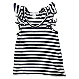 Comme Des Garcons Comme des Garçons SS2011 Gestreifter Rüschentop.