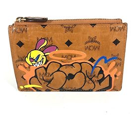 Porte-monnaie MCM Sam par Pen Rabbit Visetos