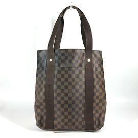 Borsa a Spalla Louis Vuitton Damier Cabas Bobur