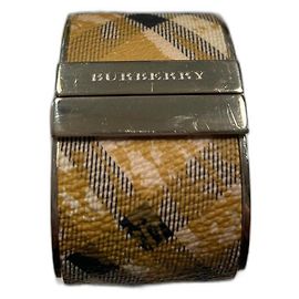 Bracciale Rigido Burberry Marrone Chiaro Metallo