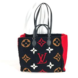 Borsa tote On the Go GM in tela Monogram Teddy di Louis Vuitton