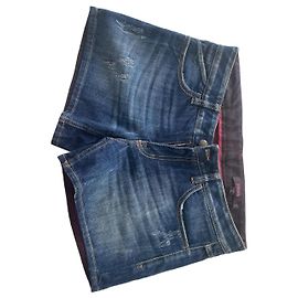 Just Cavalli Denim Shorts Dunkelblau
